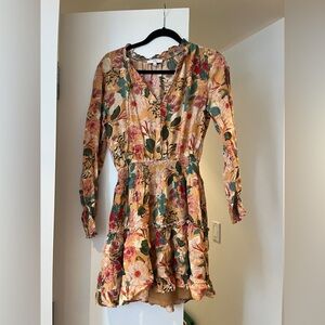 NSR Multicolor Floral Long Sleeve Dress
